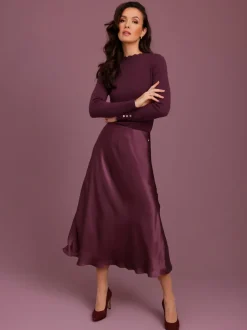 Jupe mélange de soie et viscose de qualité