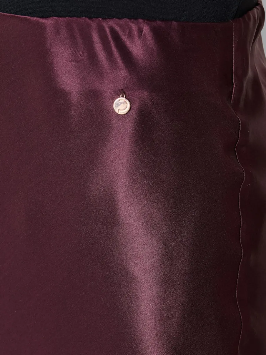 Jupe mélange de soie et viscose de qualité