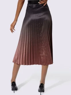 Jupe plissée qualité tissée