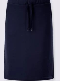 Jupe sweat avec ceinture élastique et poches pratiques