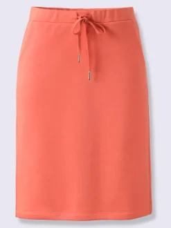 Jupe sweat avec ceinture élastique et poches pratiques