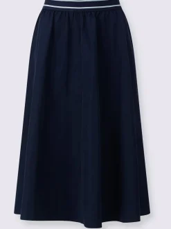 Jupe évasée avec ceinture élastique et poches pratiques