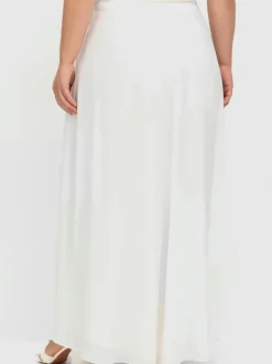 Jupe évasée ceinture gainante élastique