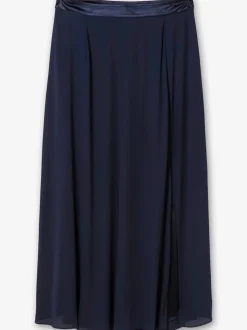 Jupe évasée ceinture gainante élastique