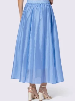 Jupe évasée légère avec ceinture élastique et poches