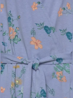 Kimono fantaisie avec volants aux ourlets