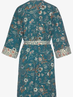 Kimono peignoir fantaisie avec imprimé floral