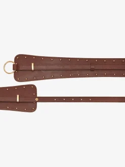 Large ceinture avec petits rivets au style tendance