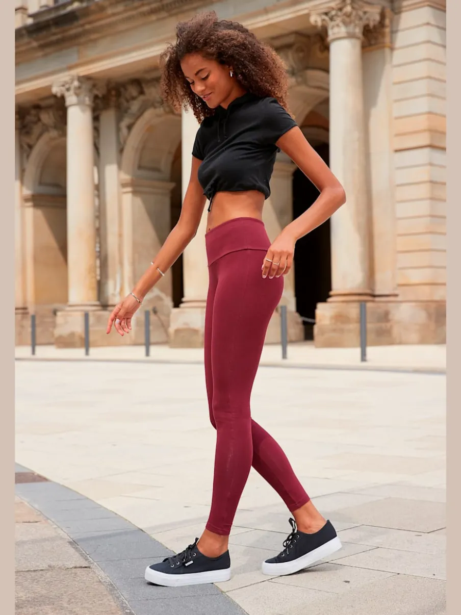 Legging avec haut elastique et style sportif pour loisirs