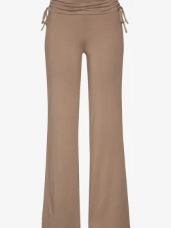 Legging avec jambes évasées doux et fluide à la taille