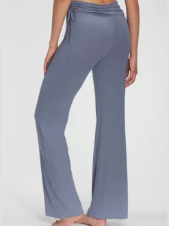 Legging avec jambes évasées doux et fluide à la taille