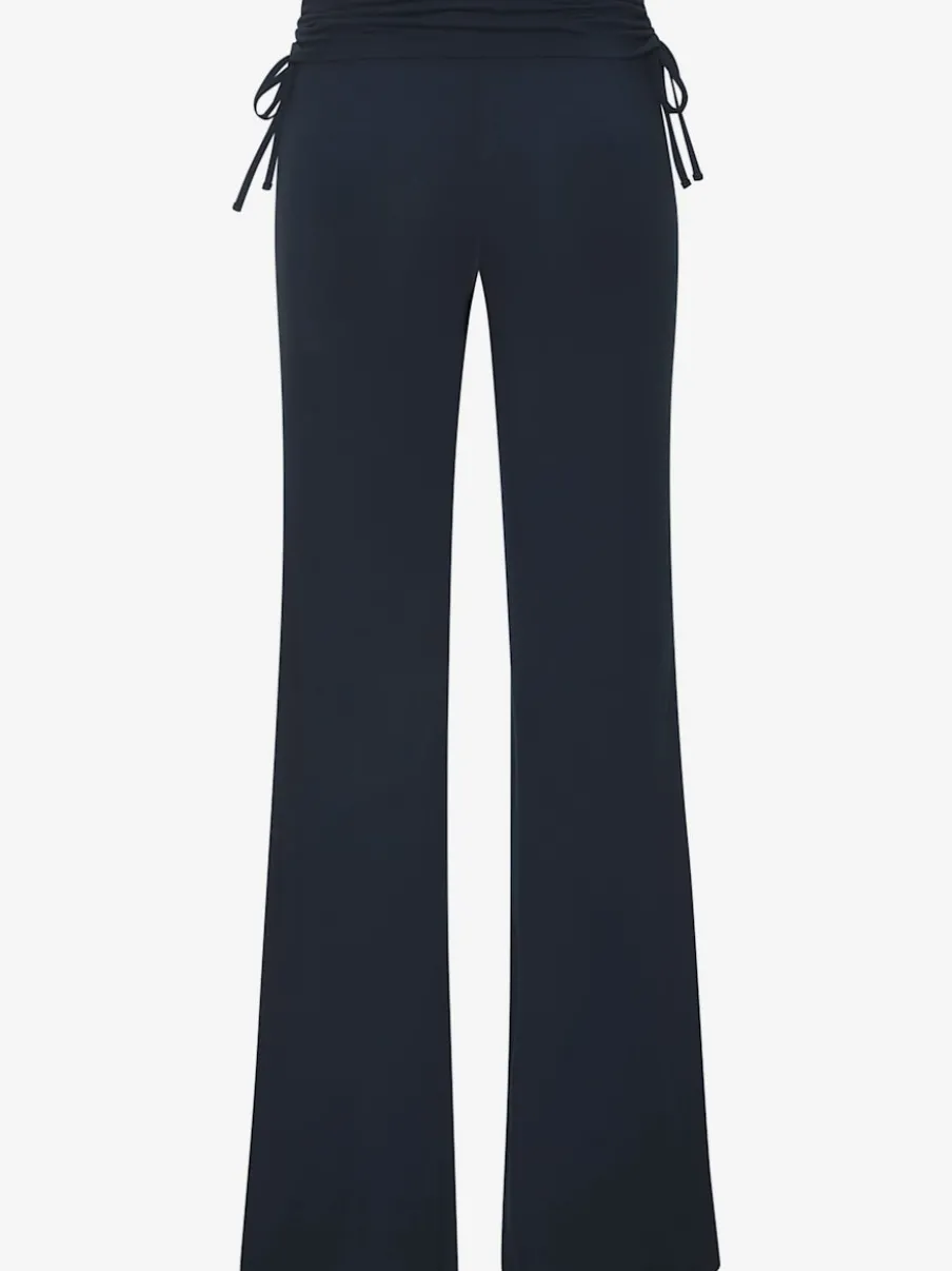 Legging avec jambes évasées doux et fluide à la taille
