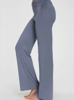 Legging avec jambes évasées doux et fluide à la taille