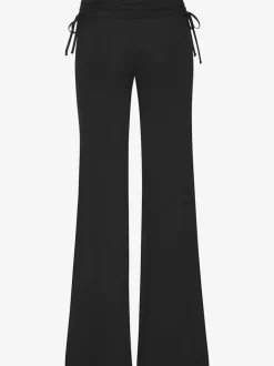 Legging avec jambes évasées et ceinture à revers
