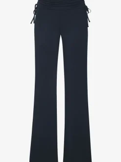 Legging avec jambes évasées et ceinture à revers