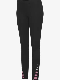 Legging à ceinture élastique avec imprimé latéral et matière douce