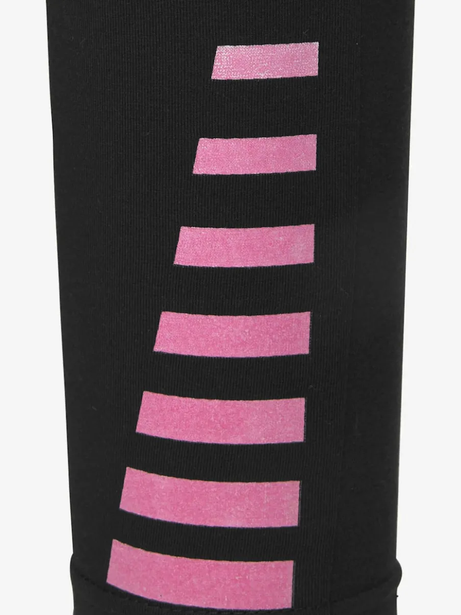 Legging à ceinture élastique avec imprimé latéral et matière douce