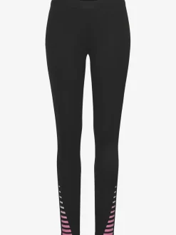 Legging à ceinture élastique avec imprimé latéral et matière douce