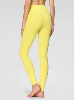 Legging confortable avec large bord-côte en coton et élasthanne