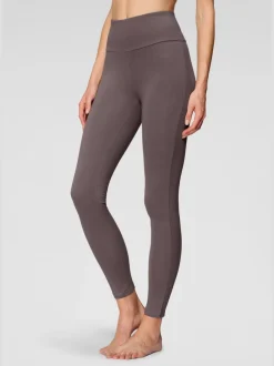Legging confortable avec large bord-côte en coton et élasthanne