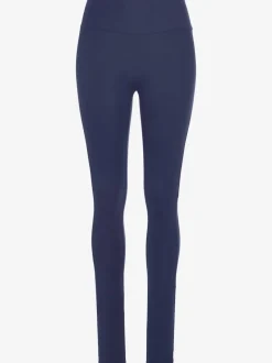 Legging confortable avec large bord-côte en coton et élasthanne