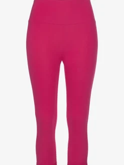 Legging corsaire avec bords-côtes et coupe élasticisée