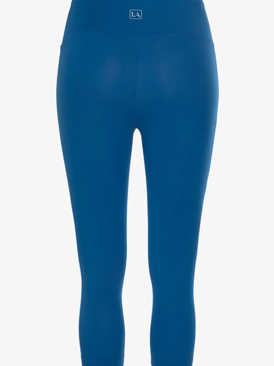Legging corsaire avec bords-côtes et coupe élasticisée