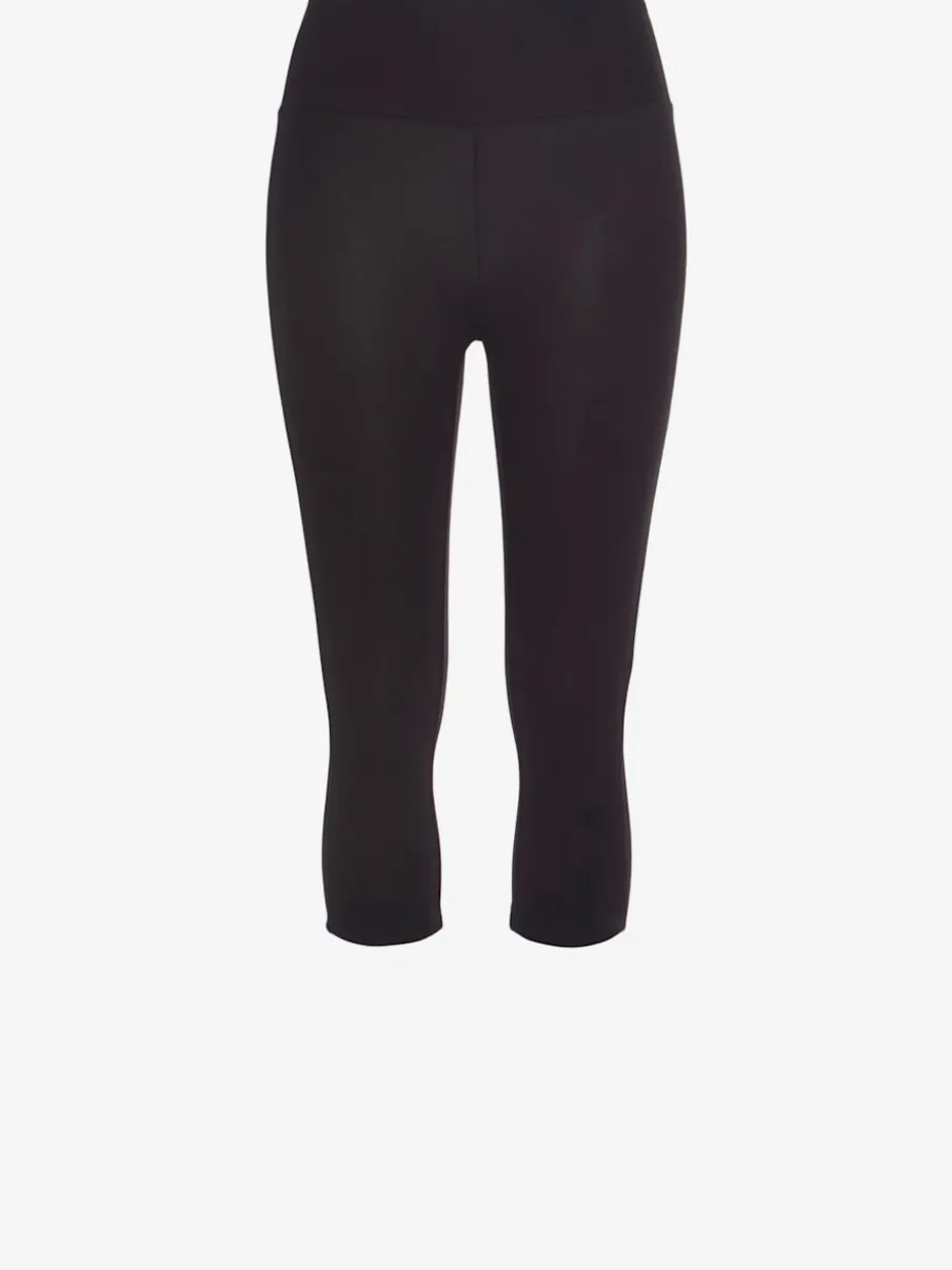 Legging corsaire avec bords-côtes et coupe élasticisée