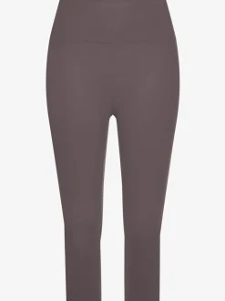 Legging corsaire avec bords-côtes et coupe élasticisée