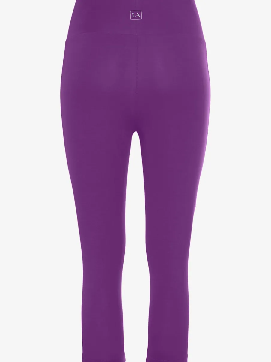 Legging corsaire avec bords-côtes et coupe élasticisée