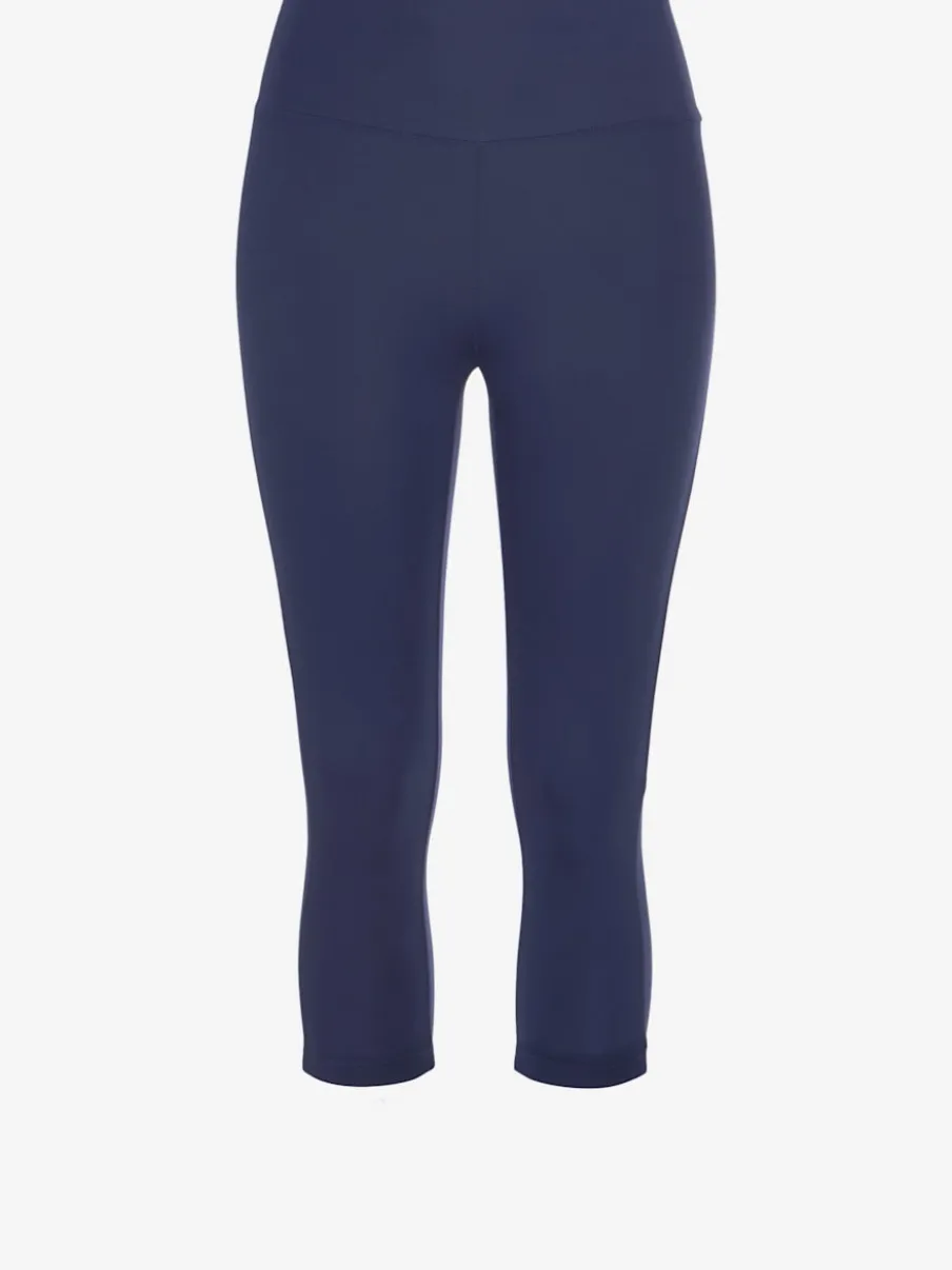 Legging corsaire avec bords-côtes et coupe élasticisée