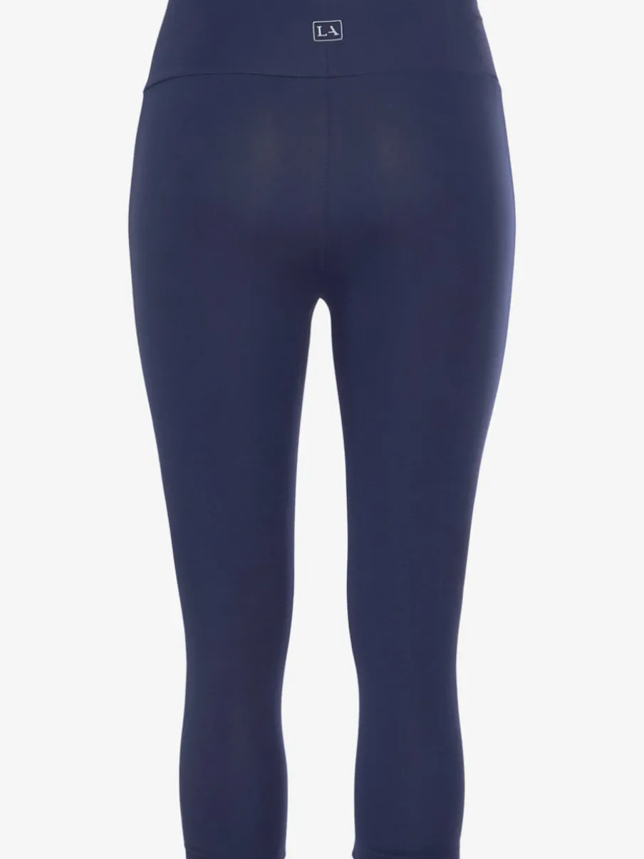 Legging corsaire avec bords-côtes et coupe élasticisée
