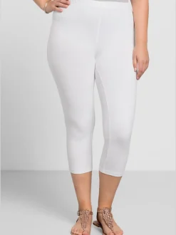 Legging corsaire ceinture élastique confortable
