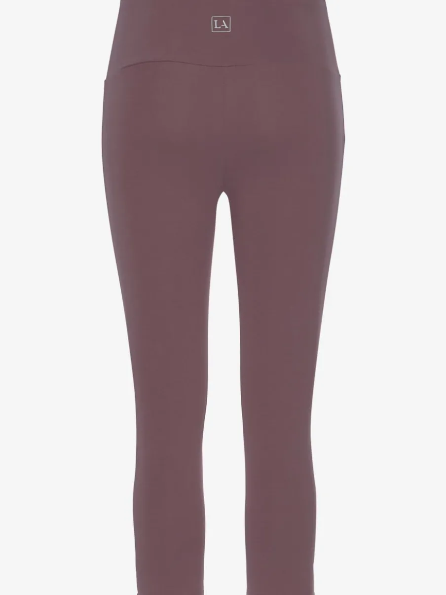 Legging corsaire en matière élastique avec large confortbund