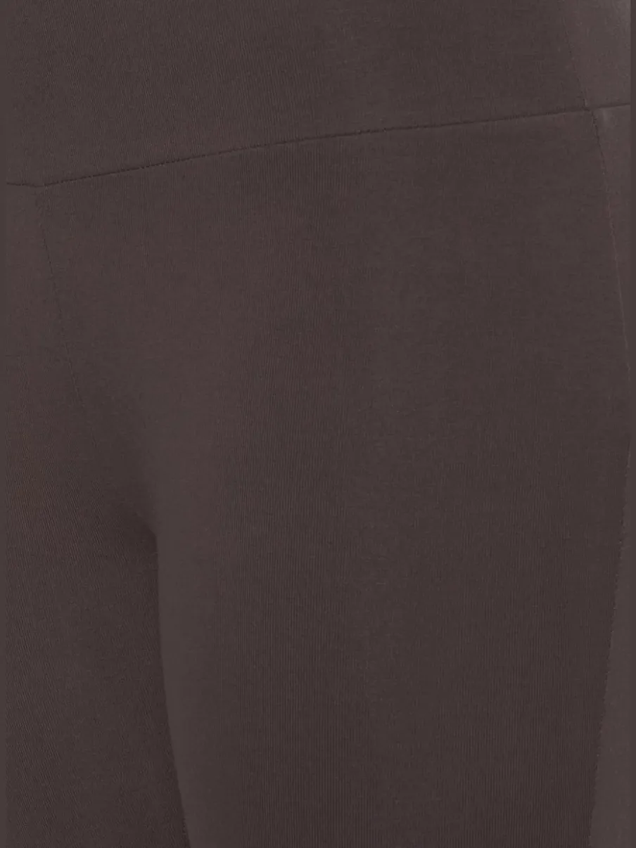 Legging corsaire en matière élastique avec large confortbund