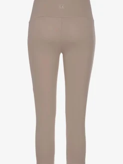 Legging corsaire en matière élastique avec large confortbund