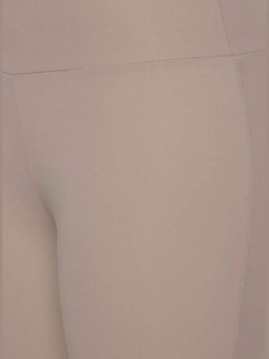 Legging corsaire en matière élastique avec large confortbund