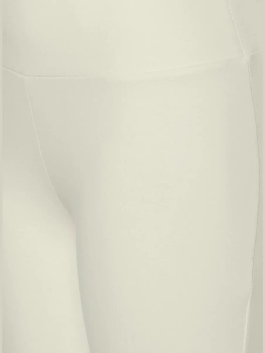 Legging corsaire en matière élastique avec large confortbund