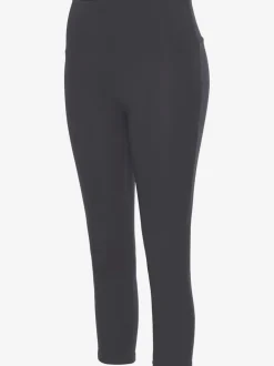 Legging corsaire en matière élastique avec large confortbund
