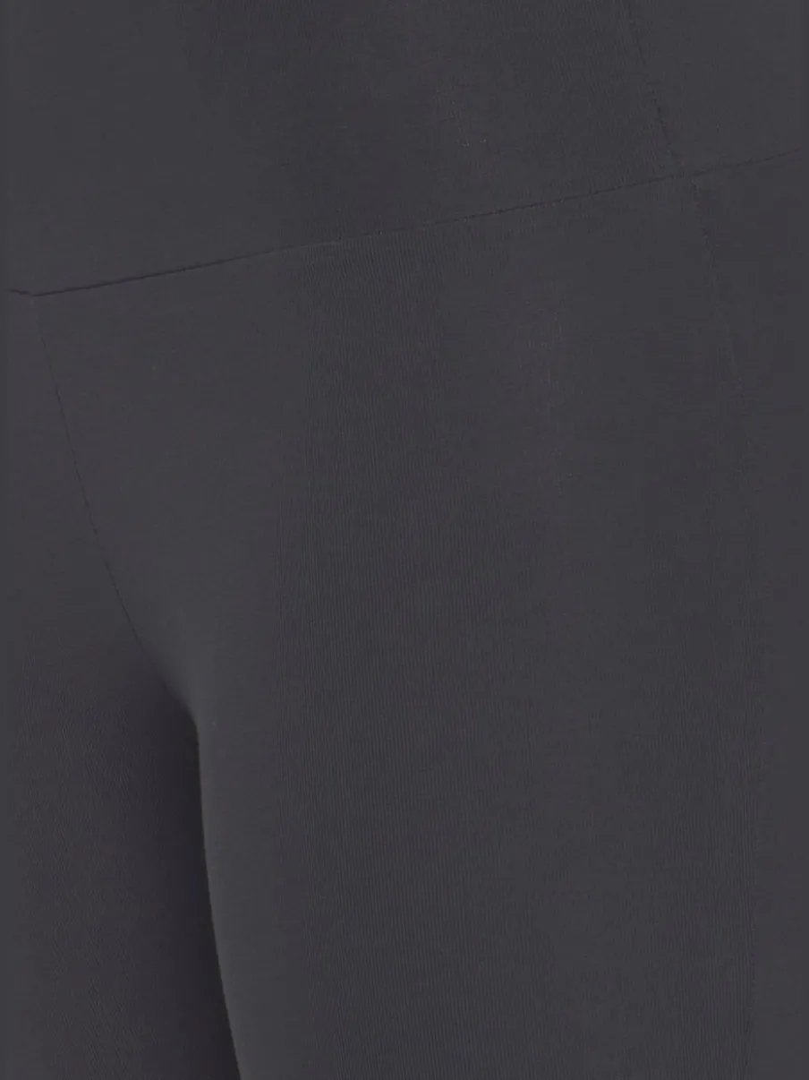 Legging corsaire en matière élastique avec large confortbund