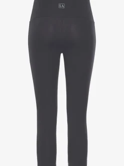 Legging corsaire en matière élastique avec large confortbund