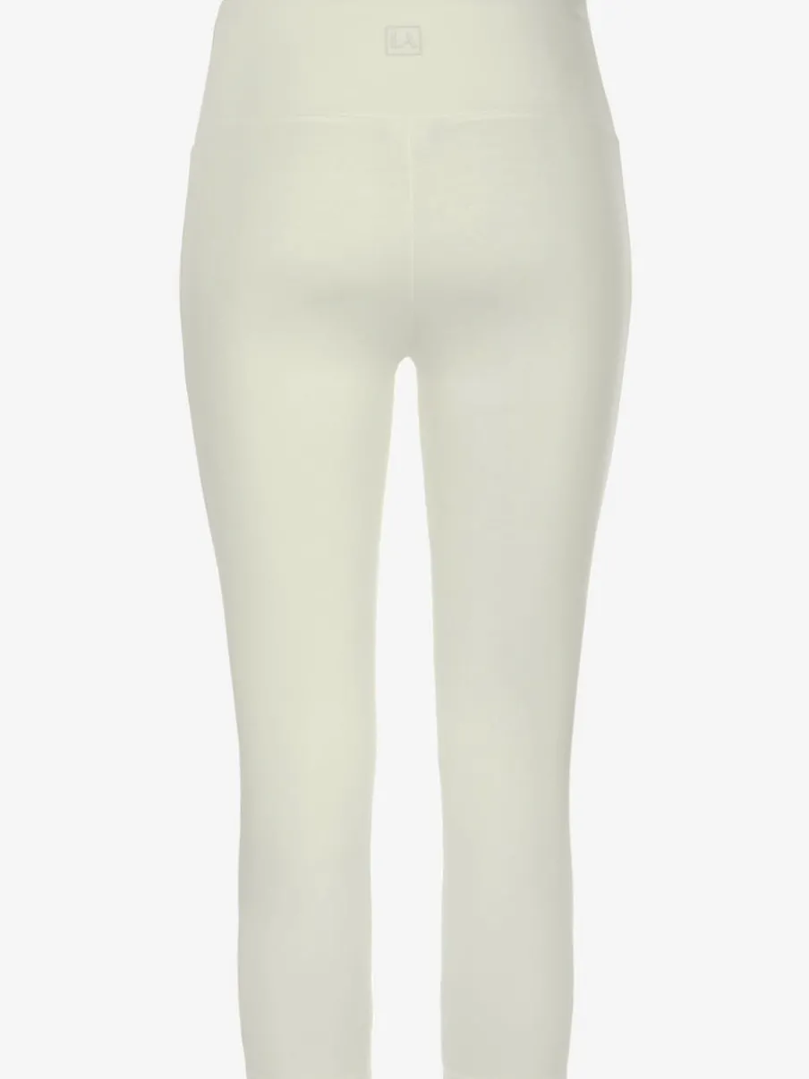Legging corsaire en matière élastique avec large confortbund