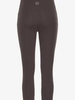Legging corsaire en matière élastique avec large confortbund