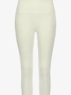 Legging corsaire en matière élastique avec large confortbund