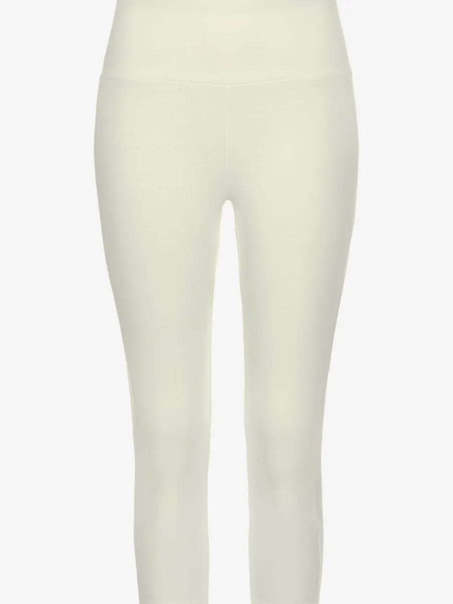 Legging corsaire en matière élastique avec large confortbund