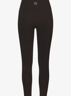 Legging de sport en coton avec empiècements motifs léopard