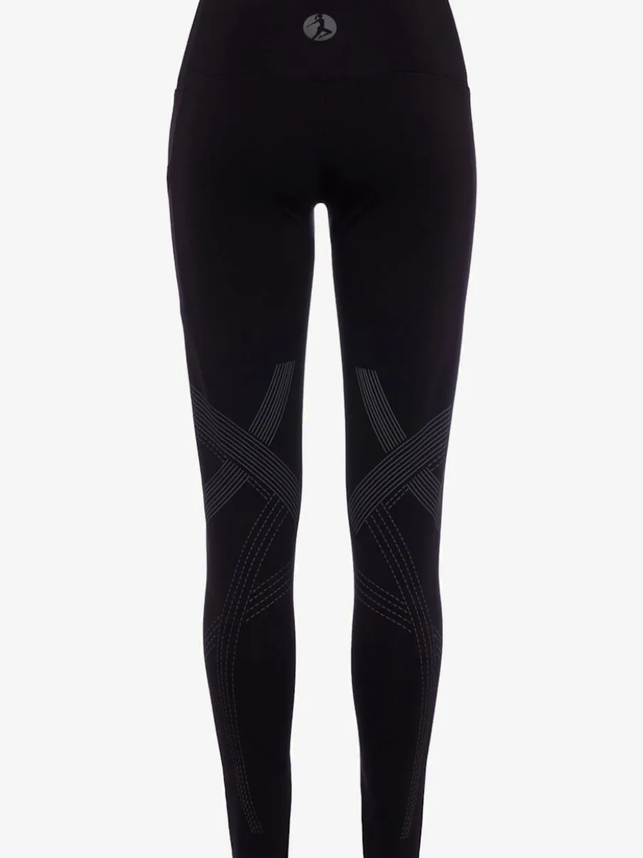 Leggings avec motifs réfléchissants et poche téléphone pratique