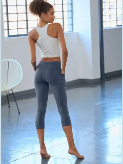 Leggings confortables avec large ruban et poches pratiques
