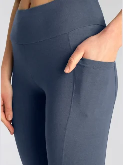 Leggings confortables avec large ruban et poches pratiques