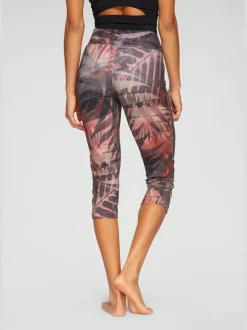 Leggings corsaires avec imprimé et large ceinture confortable